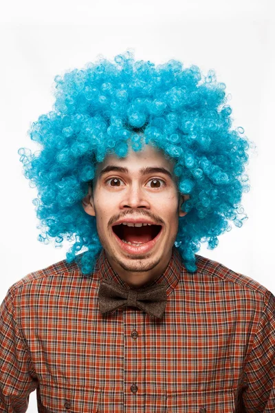 Funny Man Face — Stock Photo, Image