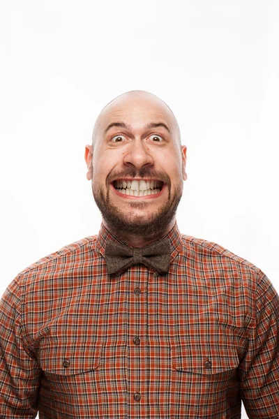 Funny Man Face — Stock Photo, Image