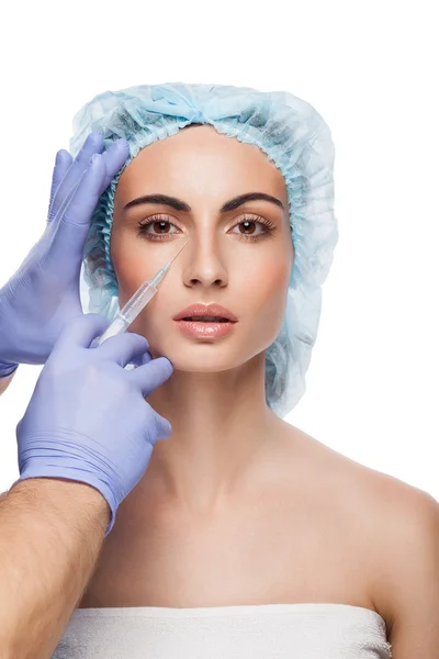 Botox injection. — Stock Photo, Image