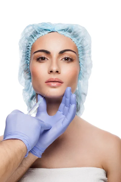 Botox injection. — Stock Photo, Image