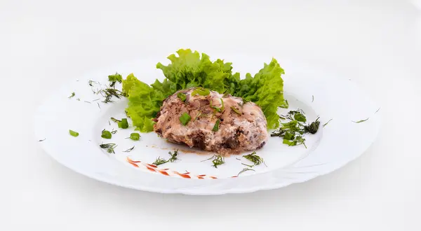 bir tabakta şnitzel