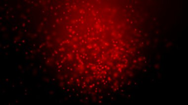 Uçan noktalı özgün kırmızı arkaplan