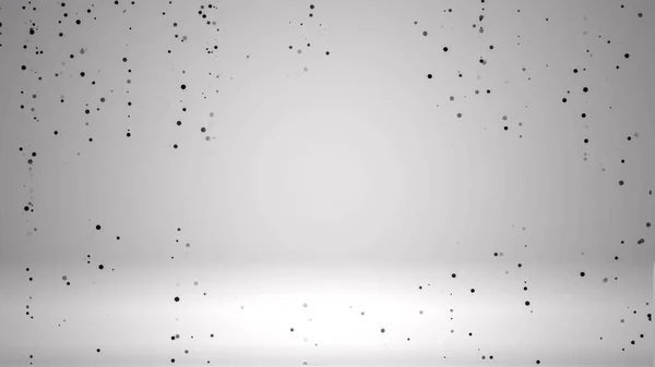  açık arkaplanda siyah noktalar düşüyor, model
