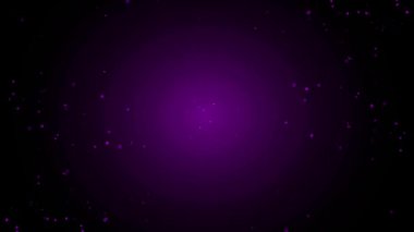Flickering circles in the center of the screen on a purple background, mockup