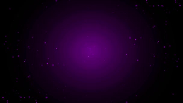 Flickering Circles Center Screen Purple Background Mockup — Stok video