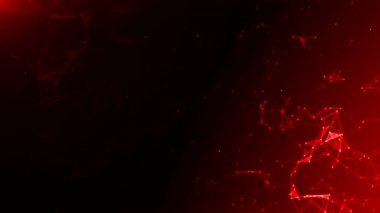 Sunumlar, başlıklar ve logolar için arkaplan, ekranın köşesinde kırmızı çizgiler ve noktalar