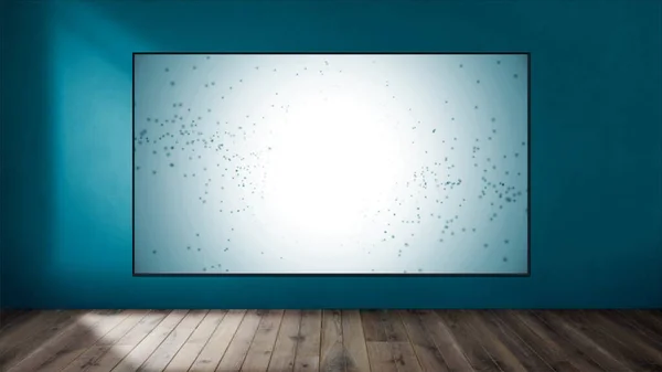 Beyaz bg animasyonlu bir iş stüdyosu. Model.