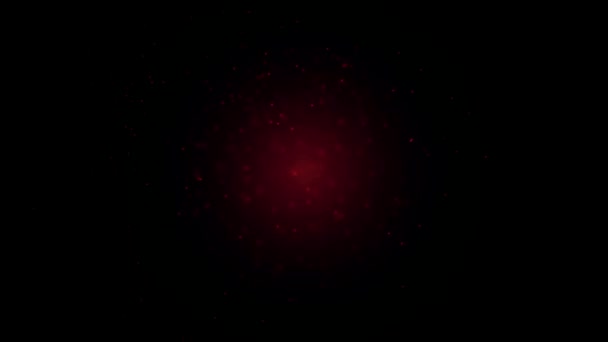 Red Background Floating Dots Mockup — Vídeo de Stock