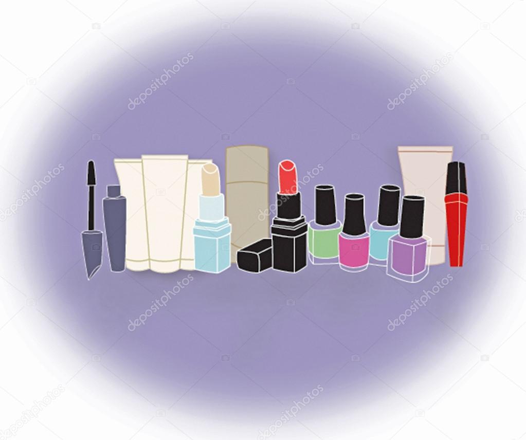 Fully editable collection of makeup products.Can add your own logos and product descriptions on sites and materials.