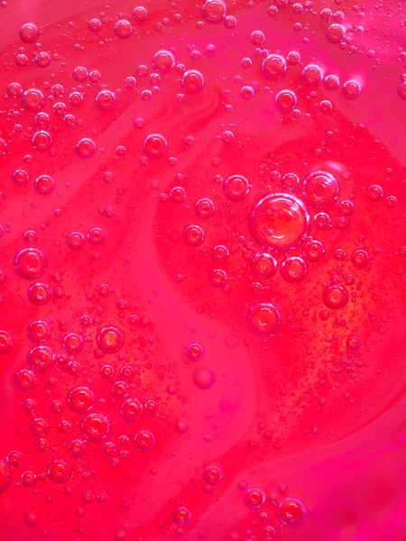 Abstract Roze Waterbellen Achtergrond Verticaal Beeld Met Kopieerruimte — Stockfoto