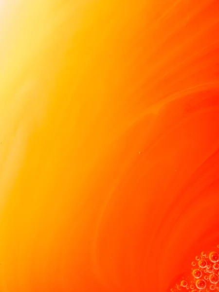 Fond Jaune Orange Avec Bulles Motif Fait Savon Liquide Image — Photo