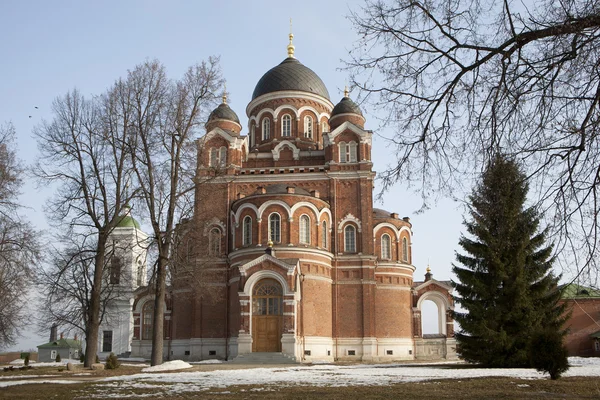 Владимирский собор в Спасо-Бородинском монастыре — стоковое фото