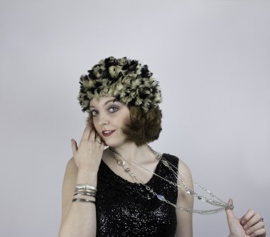 genç kadın Vintage giyim