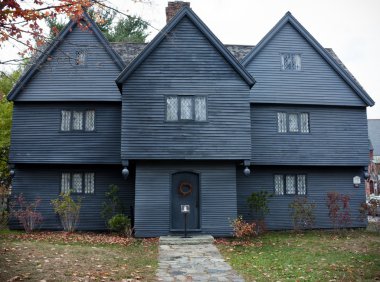 Witch House in Salem, Massachusetts clipart
