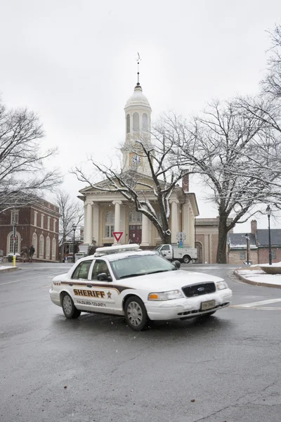 Fauquier County Sheriff car, Warrenton VA — Stock Photo, Image