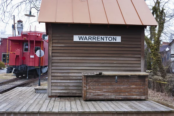 Warrenton Virginia vías de tren — Foto de Stock