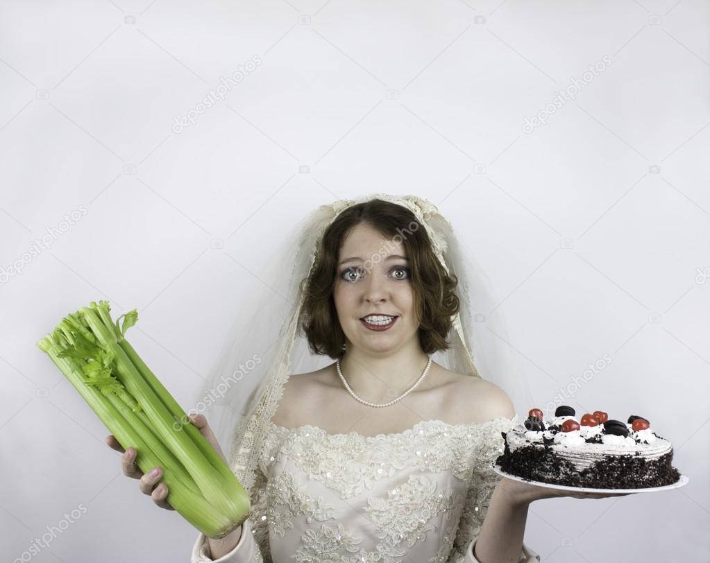 Bride trying to diet