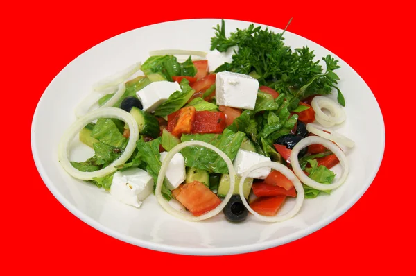 Greek salad — Stock Photo, Image