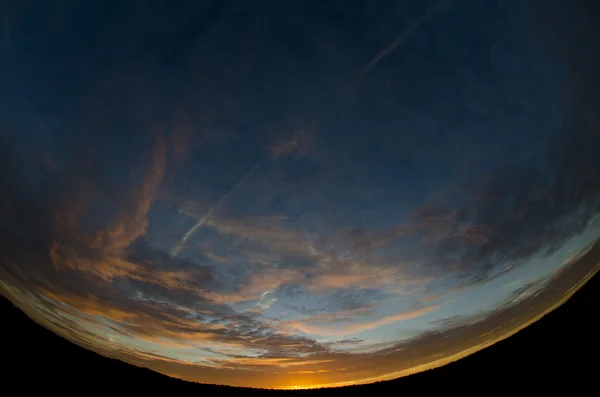 Perspektivischer Sonnenaufgang — Stockfoto