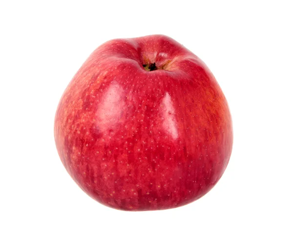 Manzana roja aislado sobre fondo blanco — Stockfoto