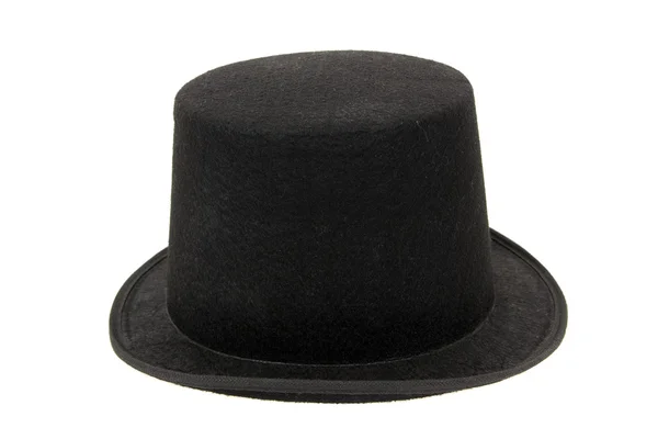 Black hat on white background — Stock Photo, Image