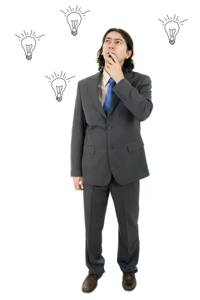 Business man whith great ideas — Stock Photo, Image