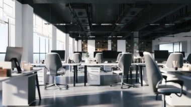 Ofis işleri eve taşındı. Evden uzak bir iş. Ofis ve ev işleri. 3d görselleştirme