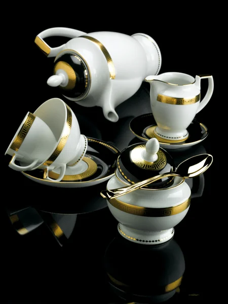 Porcelain tea set — Stock Photo, Image