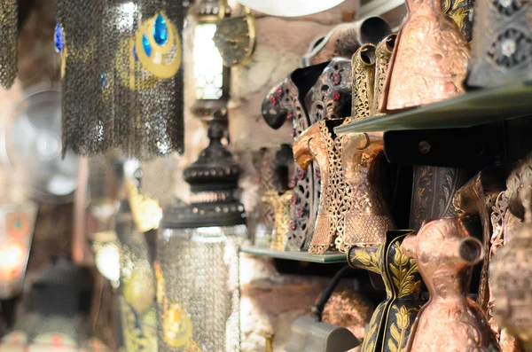 Antique Objects in Turkish Bazaar — Stock Photo, Image