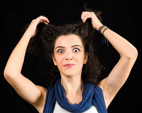Funny Young Woman — Stock Photo, Image