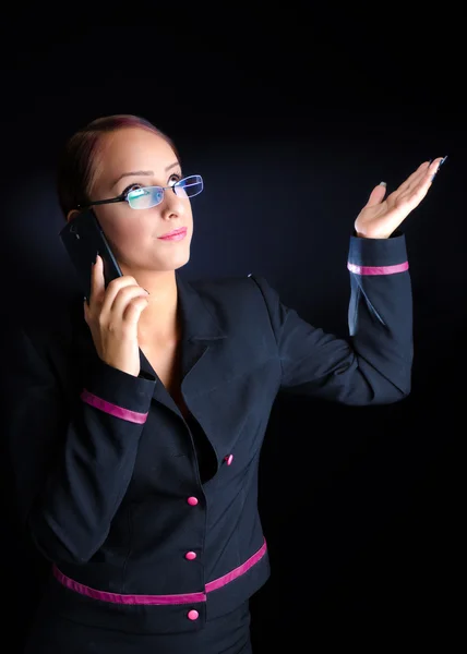 Young Woman Talking on Phone — Stock Photo, Image