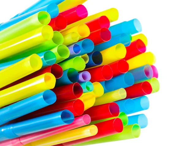 Multiple size of colorful straws — Stock Photo, Image