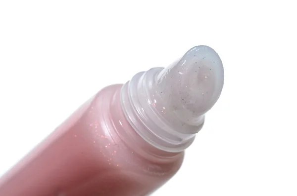 Close up of a juicy gloss lipstick — Stock Photo, Image
