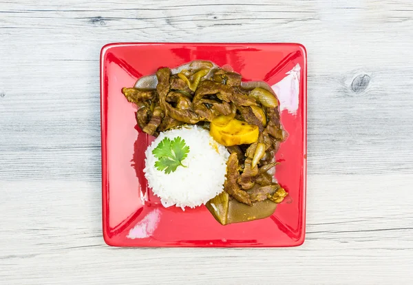 Beef curry rice, Japanese cuisine — Stock Photo, Image