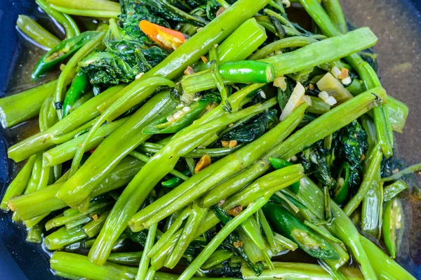 Kızartma heyecan su ıspanak, Tayland gıda