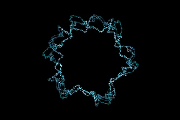 illustrazione di teoria astratta delle superstringhe