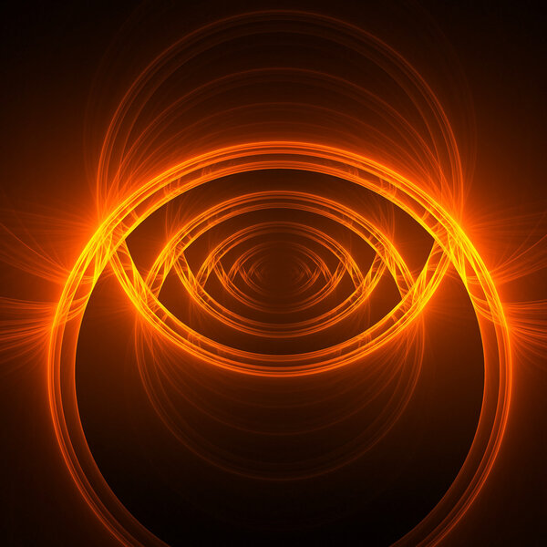 Абстрактный огненный фон
