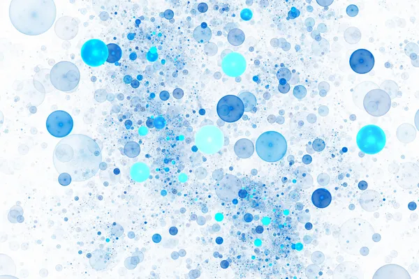 Abstract blue bubbles background — Stock Photo, Image