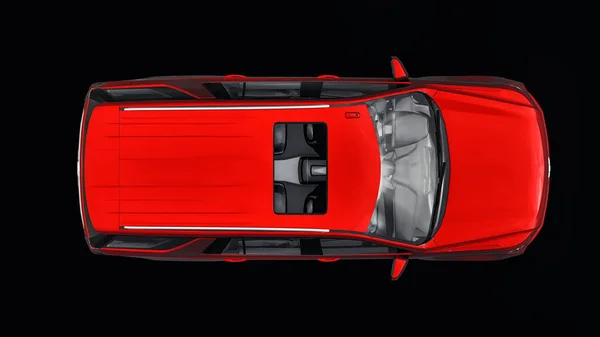 Тула Россия Ноября 2021 Chevrolet Tahoe Красный Роскошный Автомобиль Изолирован — стоковое фото