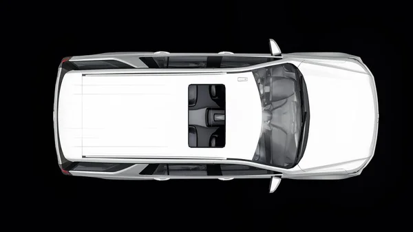 Тула Россия Ноября 2021 Chevrolet Tahoe Белый Роскошный Автомобиль Изолирован — стоковое фото