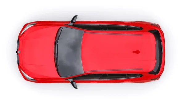 Tula Oroszország 2022 Január Bmw M135I Xdrive Piros Autó Elszigetelt — Stock Fotó