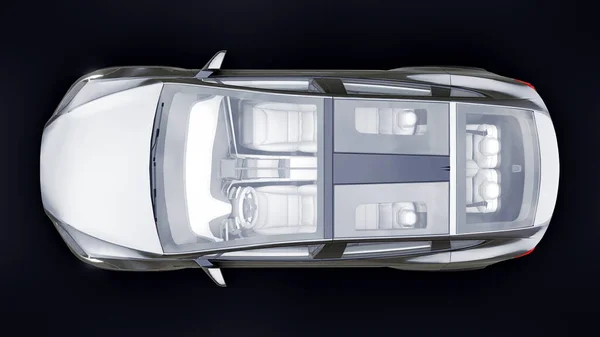 Tula Russia January 2022 Tesla Model Full Size City Suv — Stock Fotó