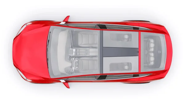 Tula Ryssland Januari 2022 Tesla Modell Full Storlek Stad Suv — Stockfoto