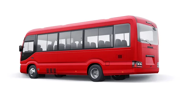 도시와 지역을 버스입니다 디자인 광고를 자동차 — 스톡 사진