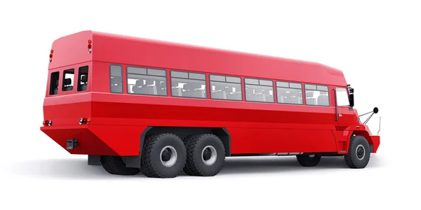 Busszal Nehéz Megközelíteni Munkásokat Illusztráció — Stock Fotó