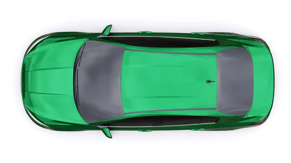 Компактный Спортивный Автомобиль Family Sedan Иллюстрация — стоковое фото