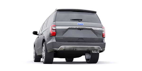 Toula Russie Janvier 2022 Ford Expedition 2019 Gray Premium Family — Photo