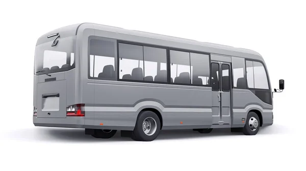 Kleiner Bus Für Stadt Und Vorortfahrten Auto Mit Leerer Karosserie — Stockfoto