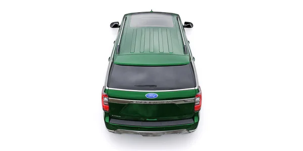 Tula Rusland Januari 2022 Ford Expeditie 2019 Green Premium Family — Stockfoto