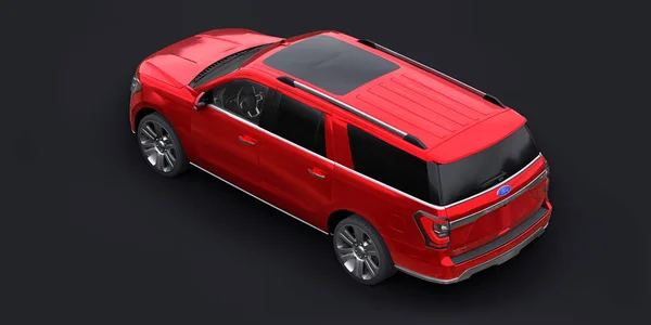 Tula Russia Gennaio 2022 Ford Expedition 2019 Red Premium Family — Foto Stock